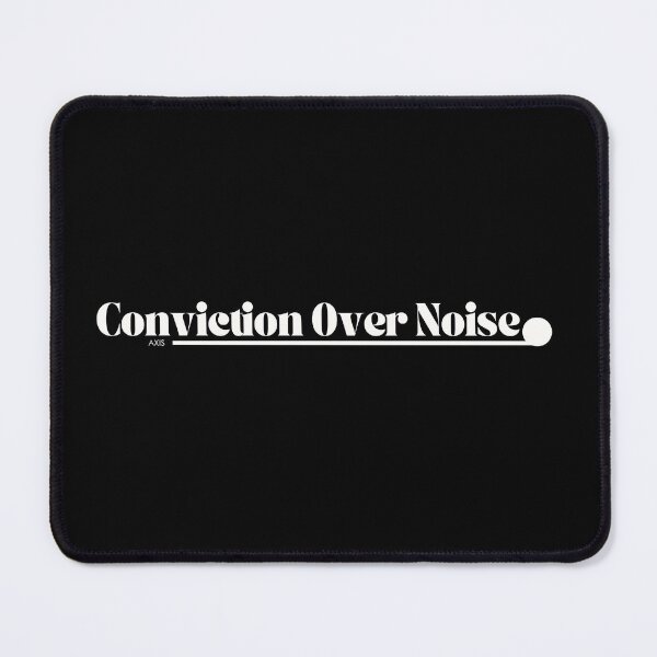 Item preview, Conviction Over Noise – Trading Mindset Typography Design for Traders, Investors & High Performers designed and sold by AXIS-EQUILIBRIO.