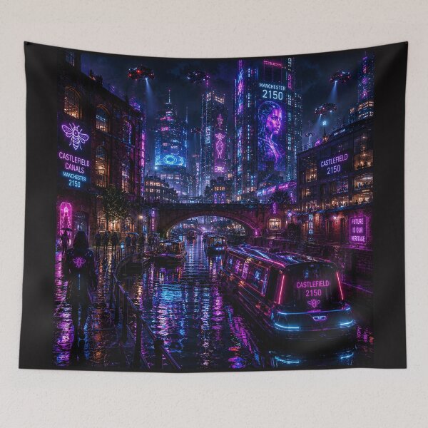 Item preview, Manchester 2150 | Cyberpunk Sci Fi | Neon Atlas designed and sold by NSAstore.
