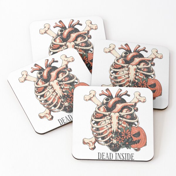 Item preview, Dead Inside - Retro Skeleton Halloween Spooky USA Apparel designed and sold by FuzionRaptor.