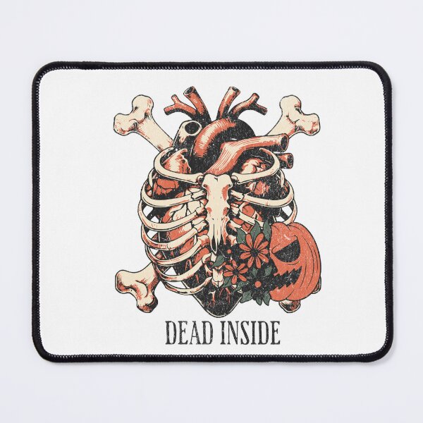 Item preview, Dead Inside - Retro Skeleton Halloween Spooky USA Apparel designed and sold by FuzionRaptor.
