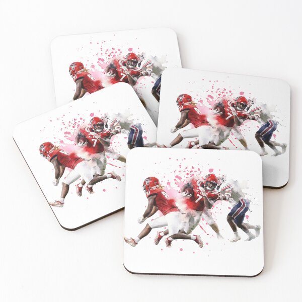 Item preview, Dynamic College Football Player Splatter Art designed and sold by Turnersports.