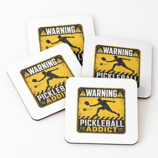 Item preview, Warning Pickleball Addict Funny Vintage Sign | Pickleball Player Gift designed and sold by Bisonia.