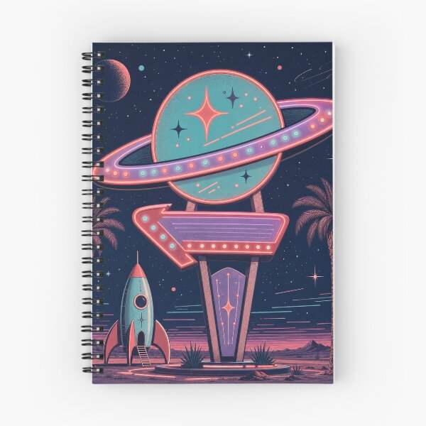 Item preview, Retro Cosmic Roadside Motel designed and sold by PixelToPress.