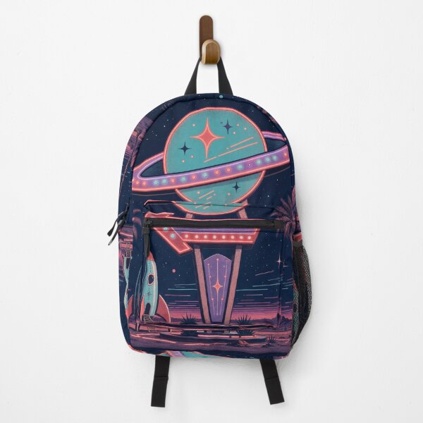 Item preview, Retro Cosmic Roadside Motel designed and sold by PixelToPress.