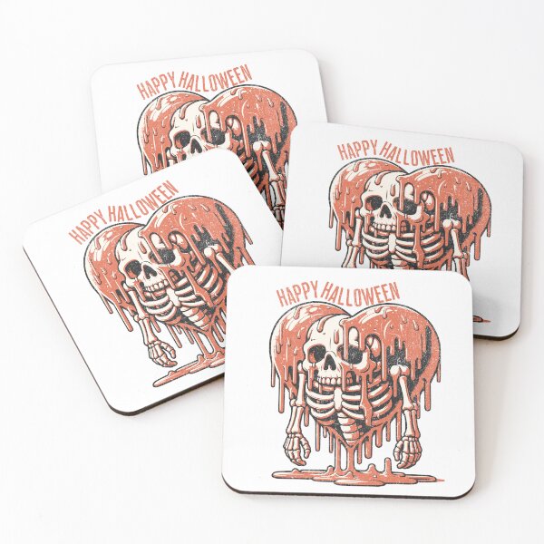 Item preview, Happy Halloween Skeleton Heart - Cute Spooky Vibe designed and sold by FuzionRaptor.