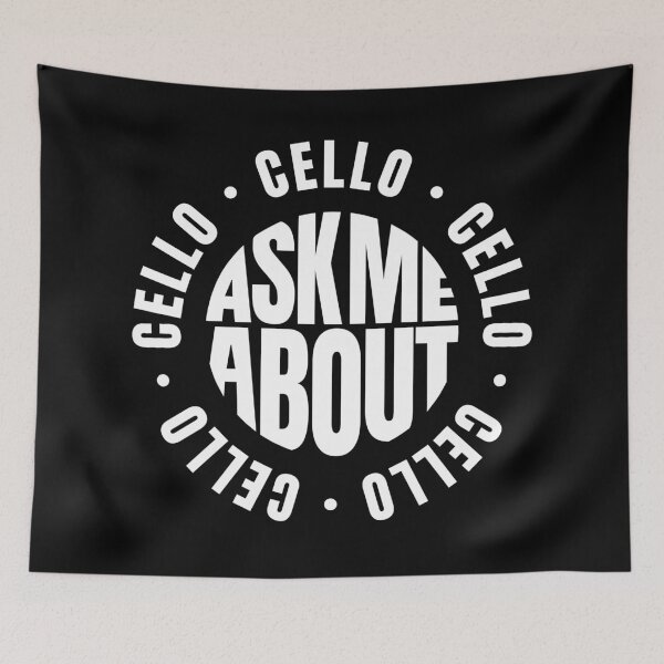 Item preview, Ask Me About Cello designed and sold by MaryAller.