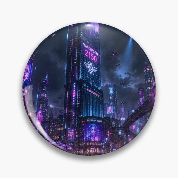 Item preview, Manchester 2150 | Cyberpunk Sci Fi | Neon Atlas designed and sold by NSAstore.