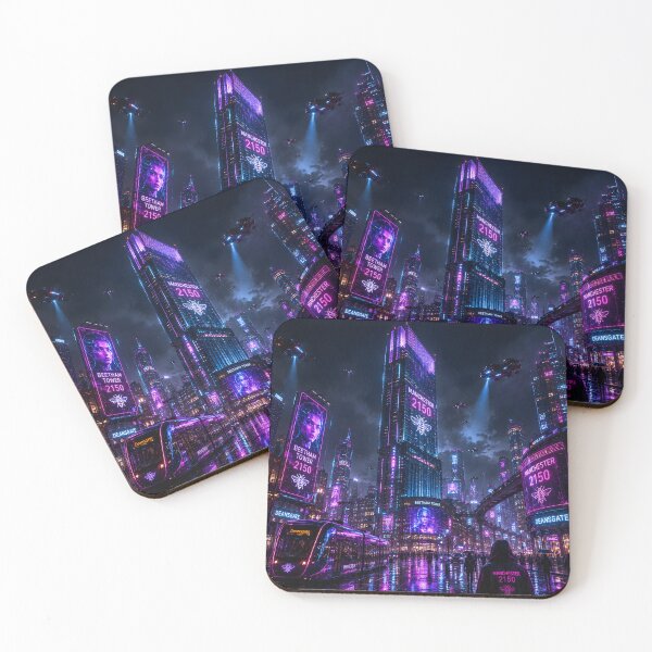 Item preview, Manchester 2150 | Cyberpunk Sci Fi | Neon Atlas designed and sold by NSAstore.