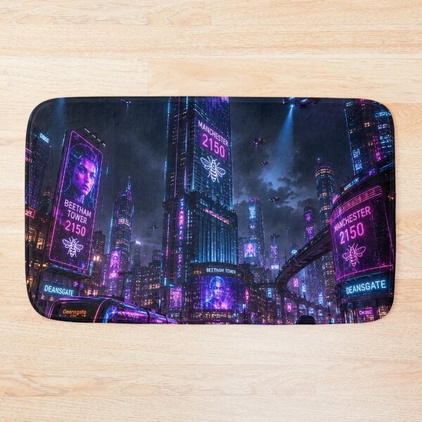 Item preview, Manchester 2150 | Cyberpunk Sci Fi | Neon Atlas designed and sold by NSAstore.