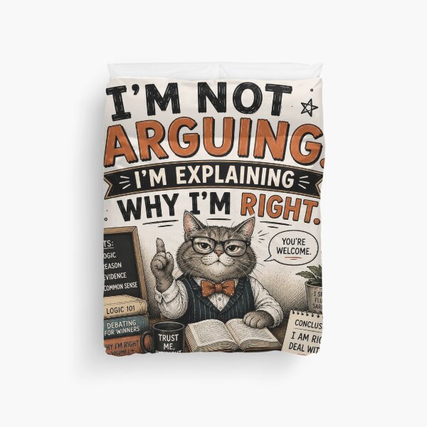 Item preview, I'm Not Arguing, I'm Explaining Why I'm Right designed and sold by SlanPOD.