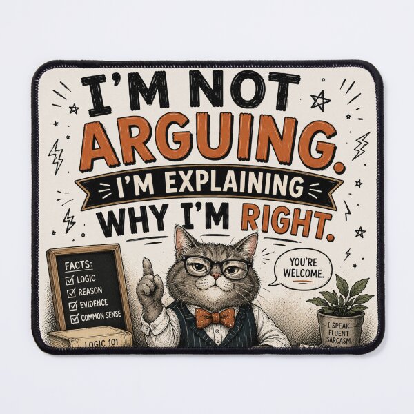 Item preview, I'm Not Arguing, I'm Explaining Why I'm Right designed and sold by SlanPOD.