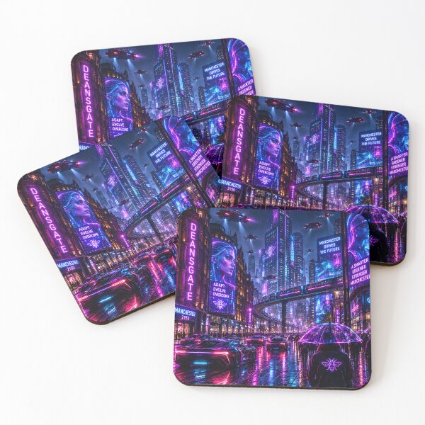 Item preview, Manchester 2150 | Cyberpunk Sci Fi | Neon Atlas designed and sold by NSAstore.