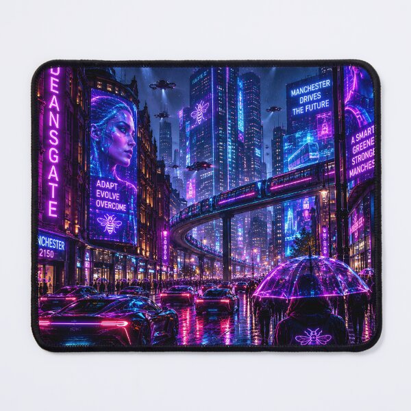 Item preview, Manchester 2150 | Cyberpunk Sci Fi | Neon Atlas designed and sold by NSAstore.