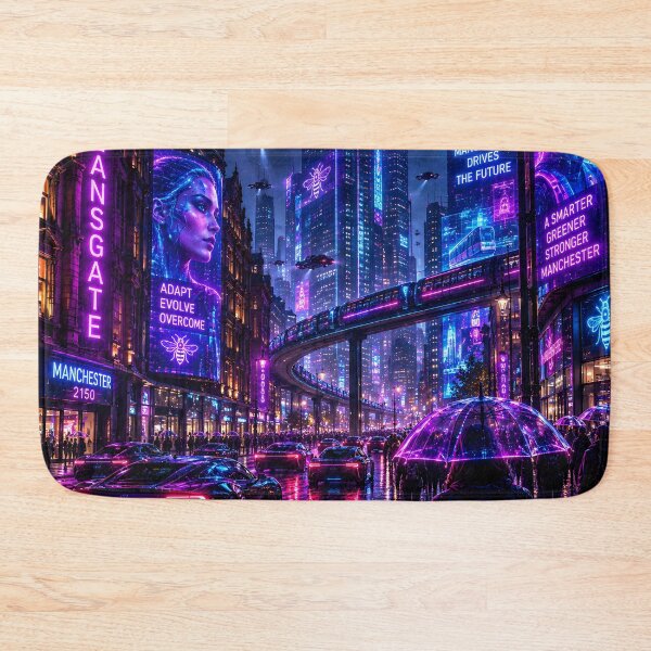 Item preview, Manchester 2150 | Cyberpunk Sci Fi | Neon Atlas designed and sold by NSAstore.
