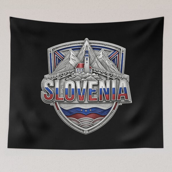 Item preview, Slovenia Slovenian Flag Design, Slovenia Flag Shirt, Slovenian Pride, Triglav Flag, Ljubljana Slovenia, Alpine Heritage, European Culture, National Pride Graphic designed and sold by Typologystudios.