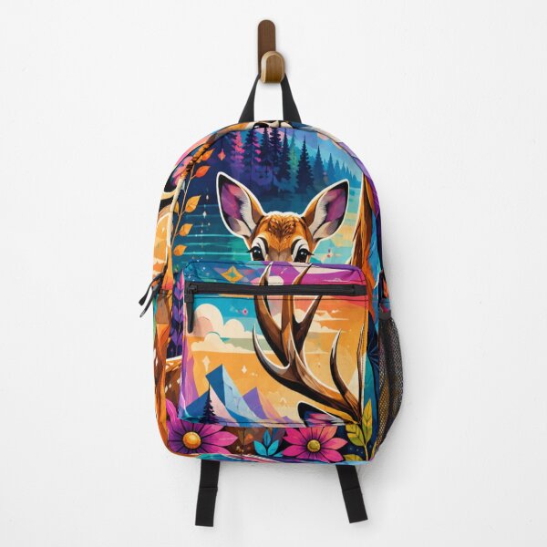 Item preview, Colorful Deer & Mountains designed and sold by DazzleKitty.