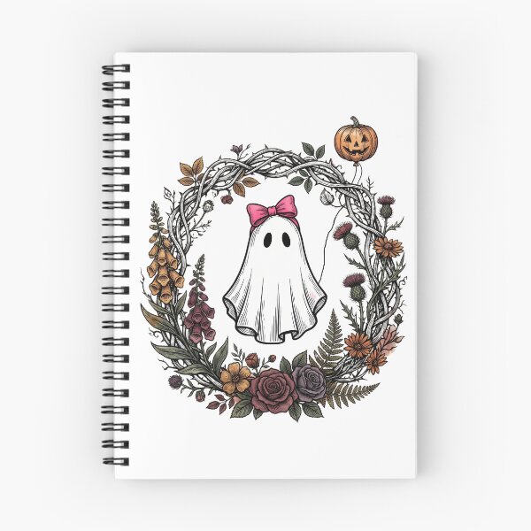 Item preview, Ghost Wreath Pumpkin Balloon designed and sold by Roy & Tiffany.