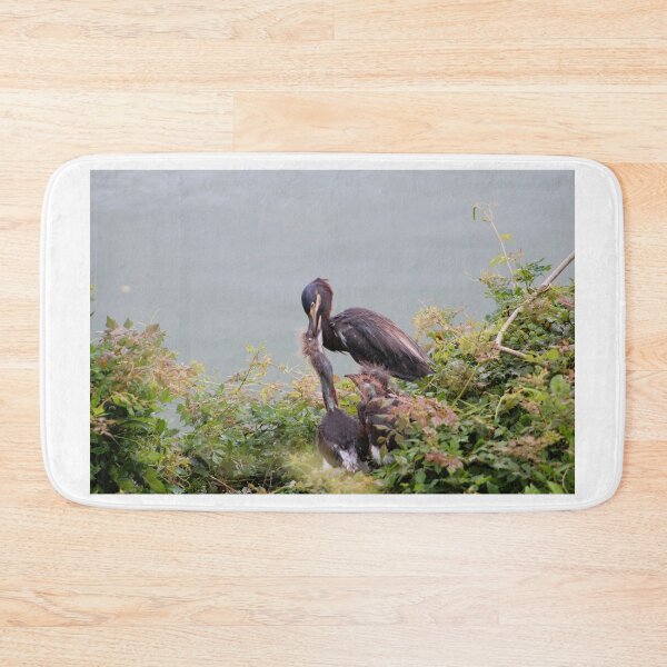Item preview, Heron Feeding Chicks by the Water designed and sold by Cynthia48.