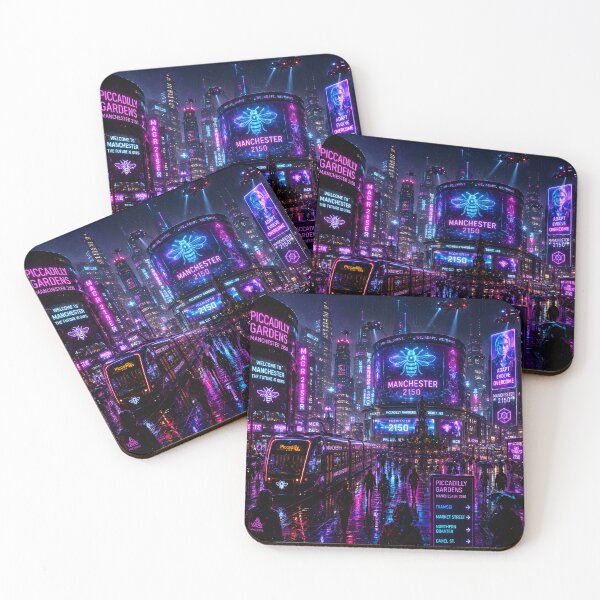 Item preview, Manchester 2150 | Cyberpunk Sci Fi | Neon Atlas designed and sold by NSAstore.