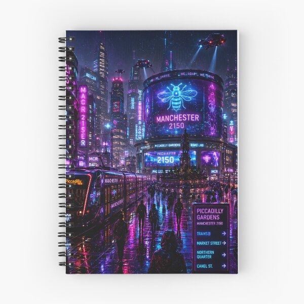 Item preview, Manchester 2150 | Cyberpunk Sci Fi | Neon Atlas designed and sold by NSAstore.