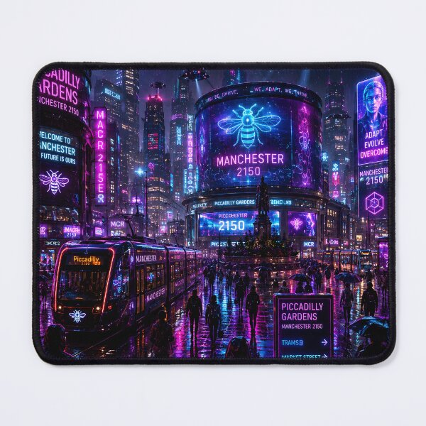 Item preview, Manchester 2150 | Cyberpunk Sci Fi | Neon Atlas designed and sold by NSAstore.