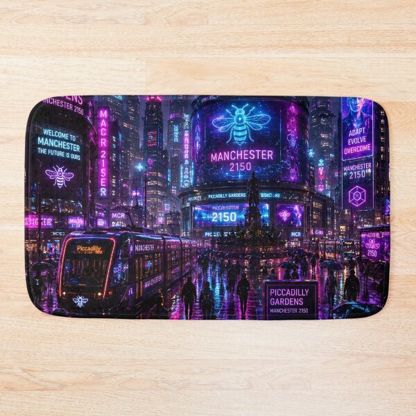Item preview, Manchester 2150 | Cyberpunk Sci Fi | Neon Atlas designed and sold by NSAstore.