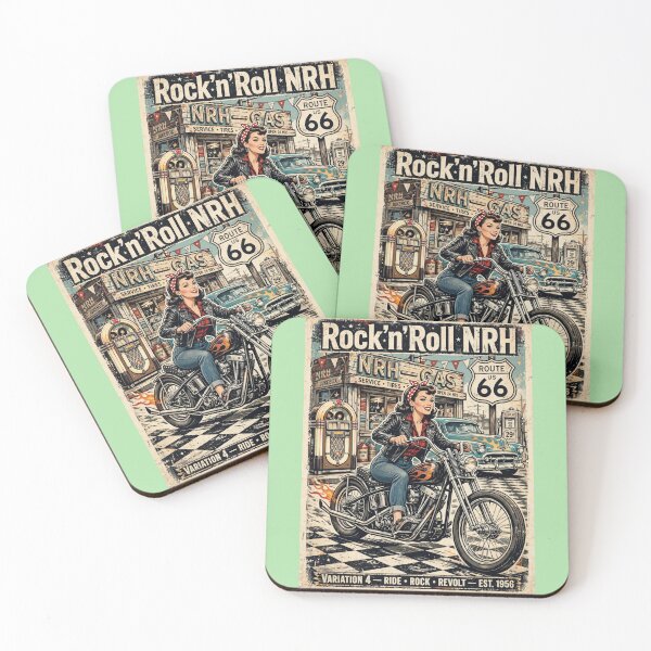 Item preview, Retro motorcycle license plate, rock and road designed and sold by Normandy Road Heritage.