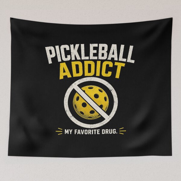 Item preview, Pickleball Addict My Favorite Drug Funny Retro Pickleball Design designed and sold by Bisonia.