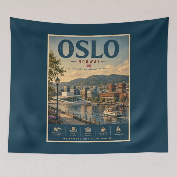 Item preview, Oslo - Norway designed and sold by GoodOldVintage.
