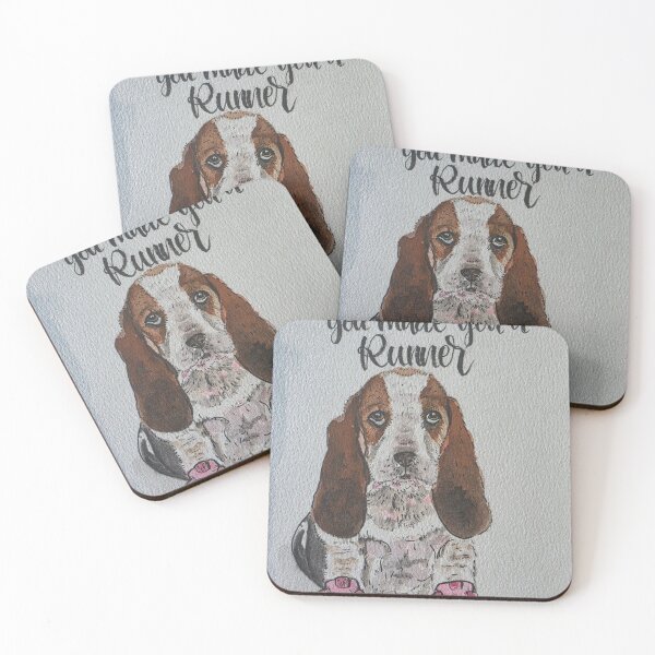 Item preview, Cool Basset runner designed and sold by Maedesignsart.