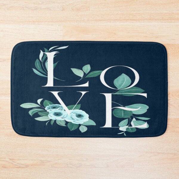 Item preview, Floral LOVE Typography Design designed and sold by hetal66.