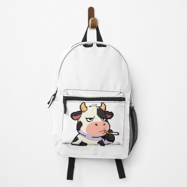Item preview, Grumpy Pixel Cow Meme Character designed and sold by a575642903.