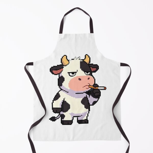 Item preview, Grumpy Pixel Cow Meme Character designed and sold by a575642903.