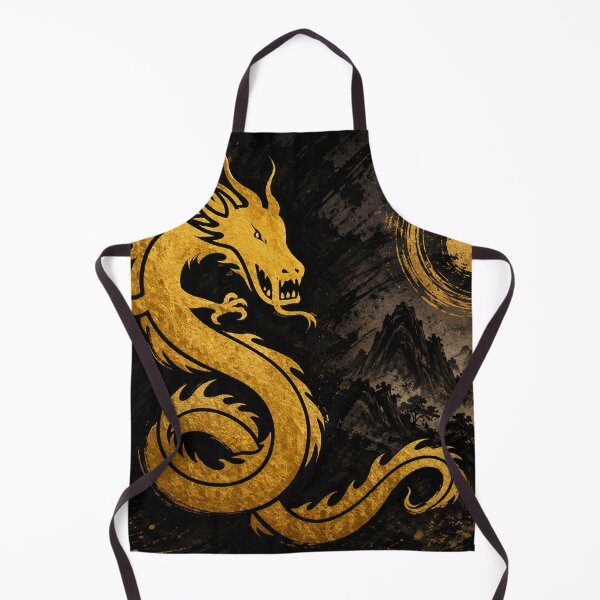 Item preview, Golden Dragon of Strength | Traditional Asian Mythology designed and sold by Fei Long Design Hub.