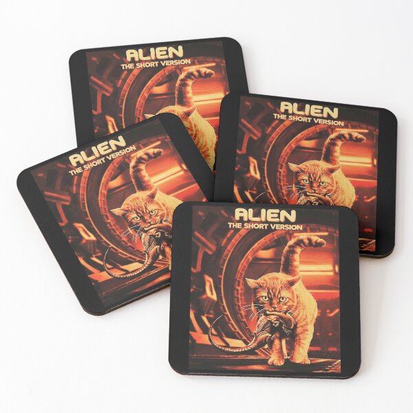 Item preview, Alien Movie Parody Orange Cat With Facehugger designed and sold by babilux.