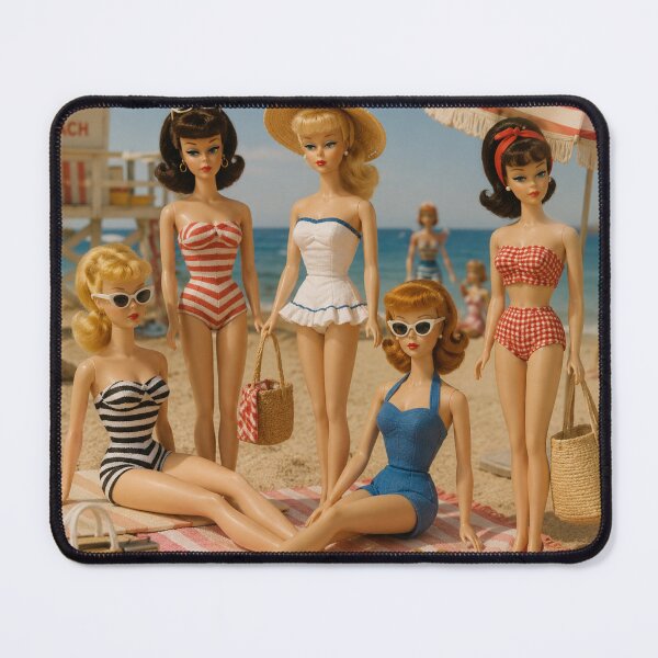 Item preview, Vintage Barbies At The Beach designed and sold by Blue  Robin.