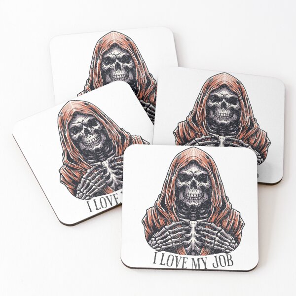 Item preview, I Love My Job Spooky Skeleton - Funny Halloween Quote designed and sold by FuzionRaptor.