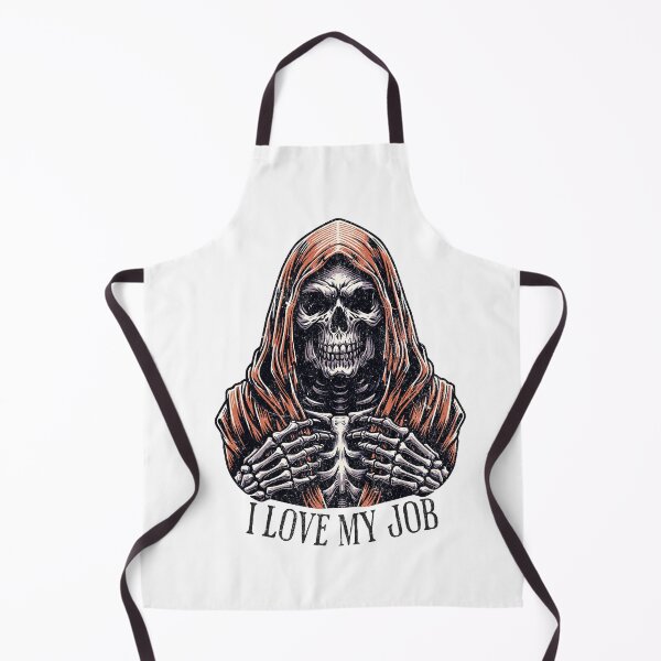 Item preview, I Love My Job Spooky Skeleton - Funny Halloween Quote designed and sold by FuzionRaptor.