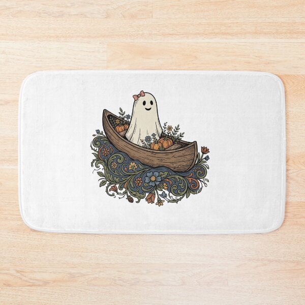 Item preview, Canoe Ghost Autumn River designed and sold by Tiffany Roy.