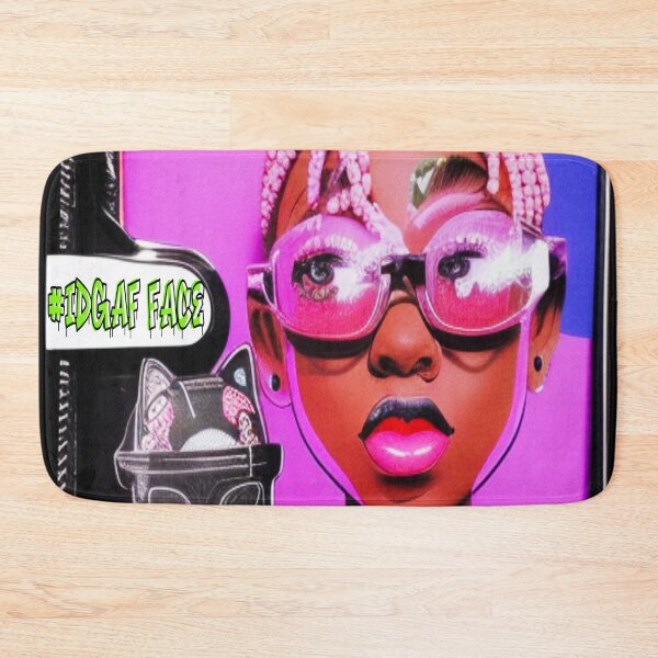 Item preview, ME AND MY CAT #IDGAF FACE designed and sold by R0X Designs .