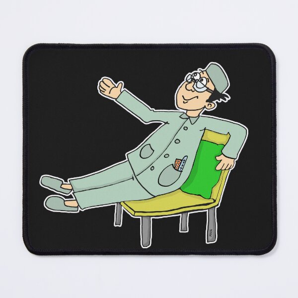 Item preview, Funny Doctor Break Sticker | Healthcare Humor Cartoon & Medical School Decal designed and sold by MyxaART.