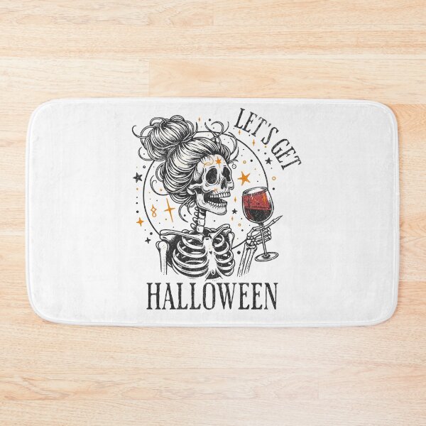 Item preview, Let's Get Halloween Spooky Skeleton - Party Vibe Quote designed and sold by FuzionRaptor.