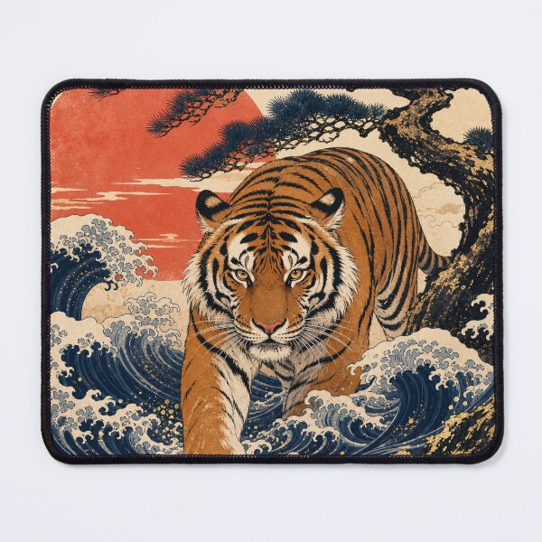 Item preview, Tiger Walking Through Waves designed and sold by PixelToPress.