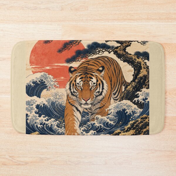 Item preview, Tiger Walking Through Waves designed and sold by PixelToPress.