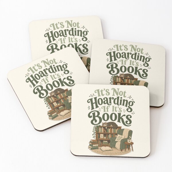 Item preview, It's Not Hoarding If It's Books designed and sold by InkwellCottage.