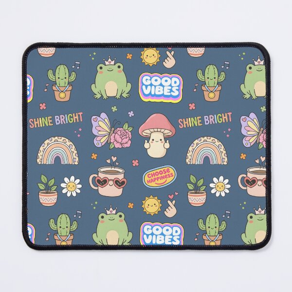 Item preview, Motivational Happiness Cute Collage Pastel Seamless Pattern designed and sold by HowToCanadian.