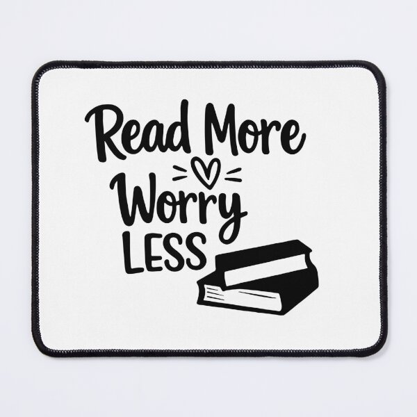 Item preview, Read More Worry Less, Book Lover Gift, Reading designed and sold by CloudyPress.