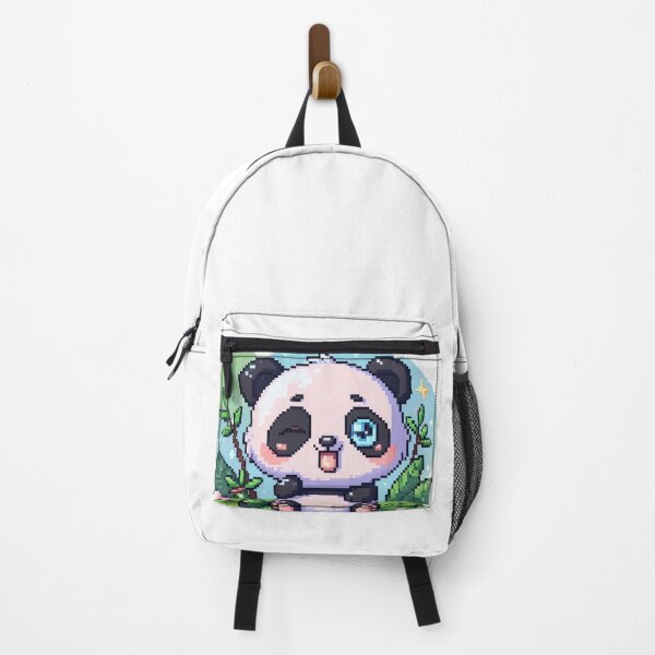 Item preview, Winking Pixel Art Cute Panda designed and sold by a575642903.
