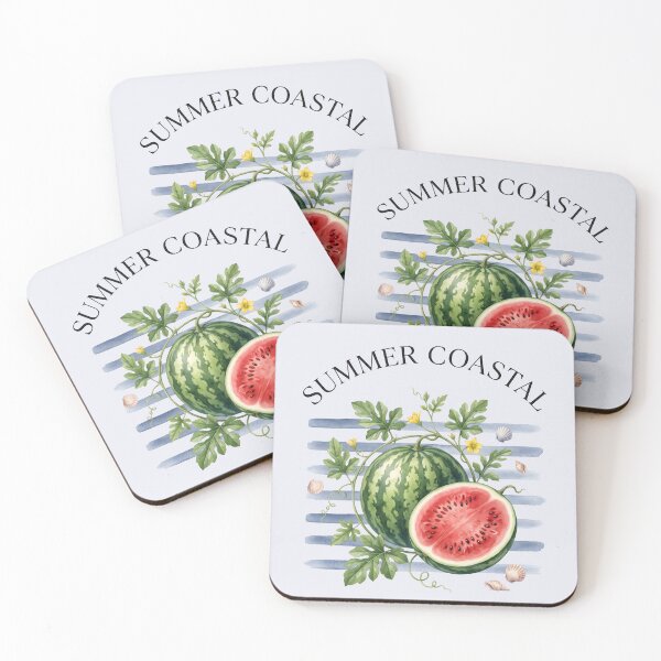 Item preview, Summer Coastal – Watermelon Tropical Design designed and sold by Sea Gem.