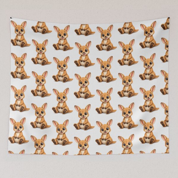 Item preview, Cute Kangaroo illustration  designed and sold by BackgroundND.